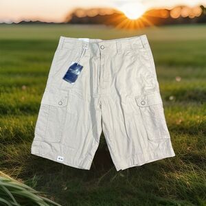 Architect Jean Co Cargo Shorts Mens W34- Measures 32 Stone Colored Style NWT